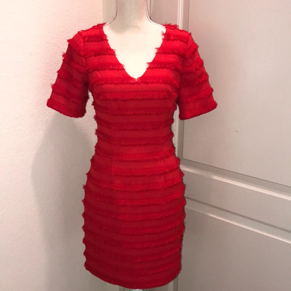 Badgley Mischka Red Dress